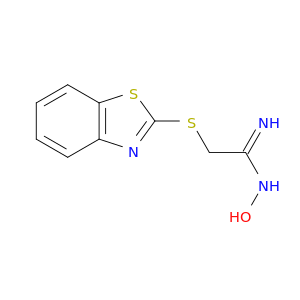 Ethanimidamide, 2-(2-benzothiazolylthio)-N-hydroxy-