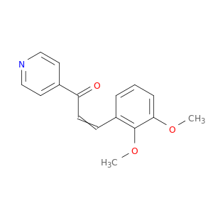 2-Propen-1-one, 3-(2,3-dimethoxyphenyl)-1-(4-pyridinyl)-