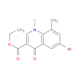 Ethyl 6-bromo-4-hydroxy-8-methylquinoline-3-carboxylate