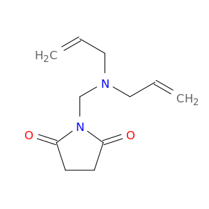 2,5-Pyrrolidinedione, 1-[(di-2-propenylamino)methyl]-