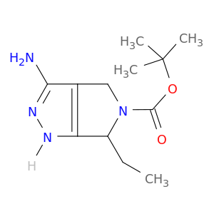 1,1-二甲基乙基3-氨基-6-乙基-4,6-二氢吡咯醇[3,4-C]吡唑-5(1H)-羧酸盐