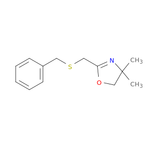 Oxazole, 4,5-dihydro-4,4-dimethyl-2-[[(phenylmethyl)thio]methyl]-