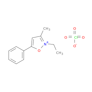 Isoxazolium, 2-ethyl-3-methyl-5-phenyl-, perchlorate