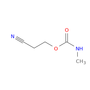 Propanenitrile,3-[[(methylamino)carbonyl]oxy]-
