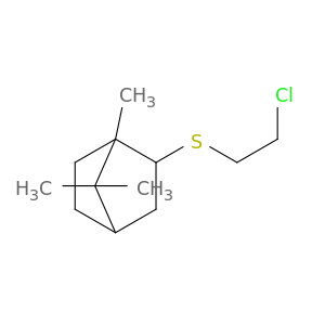 2-[(2-chloroethyl)sulfanyl]-1,7,7-trimethylbicyclo[2.2.1]heptane