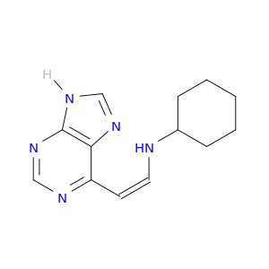 Cyclohexanamine, N-[(1Z)-2-(9H-purin-6-yl)ethenyl]-