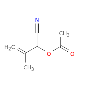 3-Butenenitrile, 2-(acetyloxy)-3-methyl-