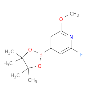 2-氟-6-甲氧基吡啶-4-硼酸频哪醇酯