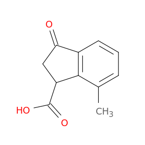 1H-Indene-1-carboxylicacid, 2,3-dihydro-7-methyl-3-oxo-