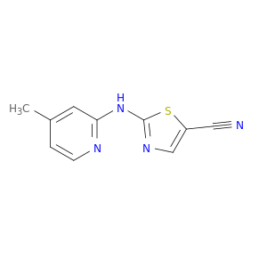 5-Thiazolecarbonitrile, 2-[(4-methyl-2-pyridinyl)amino]-