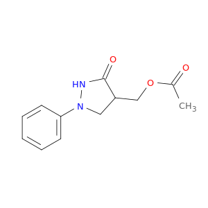 3-Pyrazolidinone, 4-[(acetyloxy)methyl]-1-phenyl-
