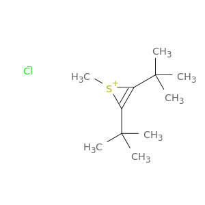 Thiirenium, 2,3-bis(1,1-dimethylethyl)-1-methyl-, chloride