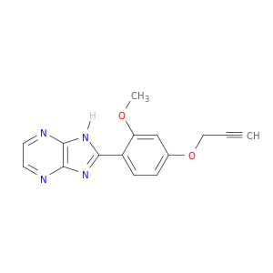 1H-Imidazo[4,5-b]pyrazine, 2-[2-methoxy-4-(2-propynyloxy)phenyl]-