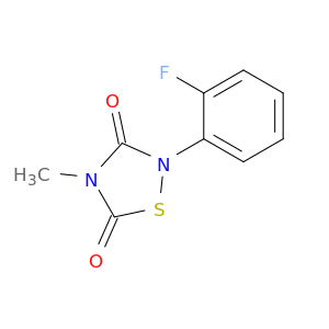 1,2,4-Thiadiazolidine-3,5-dione, 2-(2-fluorophenyl)-4-methyl-