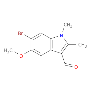 6-Bromo-5-methoxy-1,2-dimethyl-1H-indole-3-carbaldehyde