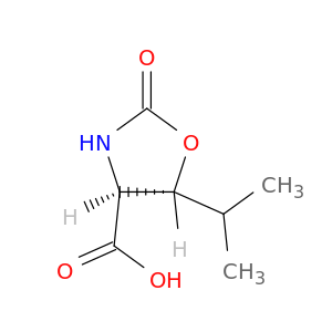 4-Oxazolidinecarboxylicacid, 5-(1-methylethyl)-2-oxo-, (4S,5R)-