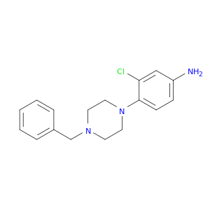 3-氯-4-[4-(苯甲基)-1-哌嗪基]苯甲胺