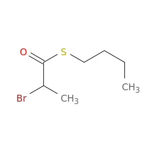 Propanethioic acid, 2-bromo-, S-butyl ester