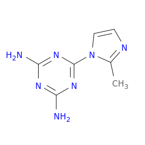 1,3,5-Triazine-2,4-diamine, 6-(2-methyl-1H-imidazol-1-yl)-