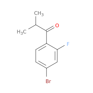 1-(4-溴-2-氟苯基)-2-甲基丙-1-酮