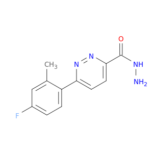 3-Pyridazinecarboxylicacid, 6-(4-fluoro-2-methylphenyl)-, hydrazide