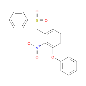 Benzene, 2-nitro-1-phenoxy-3-[(phenylsulfonyl)methyl]-