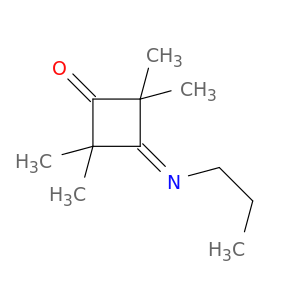 Cyclobutanone, 2,2,4,4-tetramethyl-3-(propylimino)-