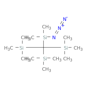 Silane, [(azidodimethylsilyl)methylidyne]tris[trimethyl-