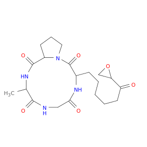 Cyclo(alanylglycyl-a-amino-h-oxooxiraneoctanoylprolyl) (9CI)