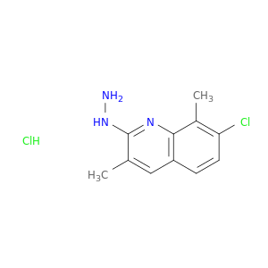 2-Hydrazino-7-chloro-3,8-dimethylquinoline hydrochloride