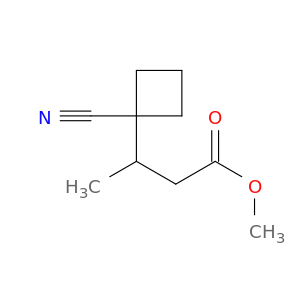 methyl 3-(1-cyanocyclobutyl)butanoate