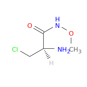 Propanamide, 2-amino-3-chloro-N-methoxy-, (2R)-