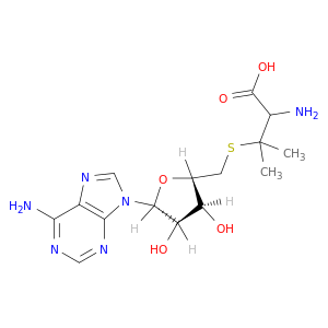 Adenosine, 5'-S-(2-amino-2-carboxy-1,1-dimethylethyl)-5'-thio-