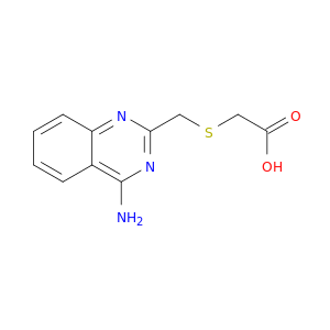 2-{[(4-Aminoquinazolin-2-yl)methyl]sulfanyl}acetic Acid
