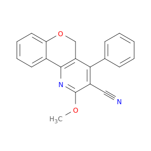 5H-[1]Benzopyrano[4,3-b]pyridine-3-carbonitrile, 2-methoxy-4-phenyl-