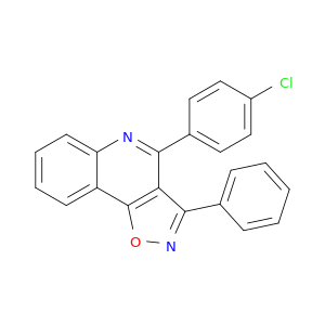 Isoxazolo[4,5-c]quinoline, 4-(4-chlorophenyl)-3-phenyl-