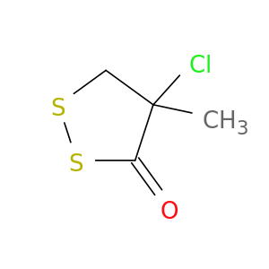 1,2-Dithiolan-3-one, 4-chloro-4-methyl-