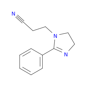 1H-Imidazole-1-propanenitrile, 4,5-dihydro-2-phenyl-