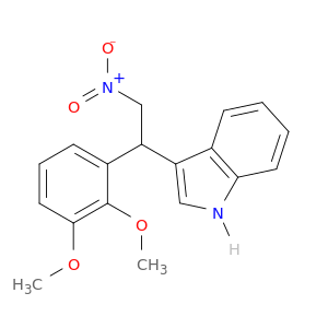 1H-Indole,3-[1-(2,3-dimethoxyphenyl)-2-nitroethyl]-
