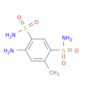 1,3-Benzenedisulfonamide, 4-amino-6-methyl-