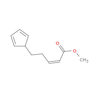 2-Pentenoic acid, 5-(2,4-cyclopentadien-1-yl)-, methyl ester, (Z)-
