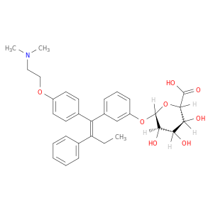 (E)-3-Hydroxy Tamoxifen O-β-D-Glucuronide