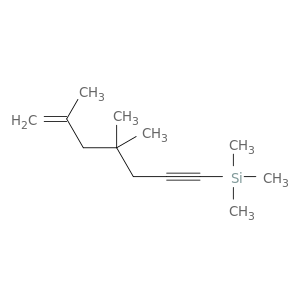 Silane, trimethyl(4,4,6-trimethyl-6-hepten-1-ynyl)-