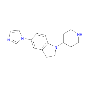 1H-Indole, 2,3-dihydro-5-(1H-imidazol-1-yl)-1-(4-piperidinyl)-
