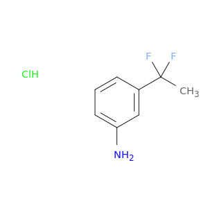 3-(1,1-difluoroethyl)aniline hydrochloride