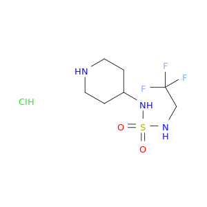 [(Piperidin-4-yl)sulfamoyl](2,2,2-trifluoroethyl)amine Hydrochloride