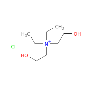 Ethanaminium, N,N-diethyl-2-hydroxy-N-(2-hydroxyethyl)-, chloride