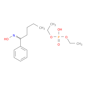 Valerophenone, oxime diethylphosphate (8CI)