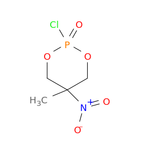 1,3,2-Dioxaphosphorinane,2-chloro-5-methyl-5-nitro-, 2-oxide