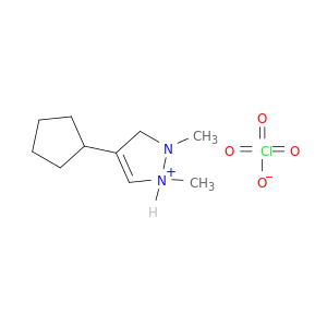 1H-Pyrazolium, 4-cyclopentyl-1,2-dimethyl-, perchlorate